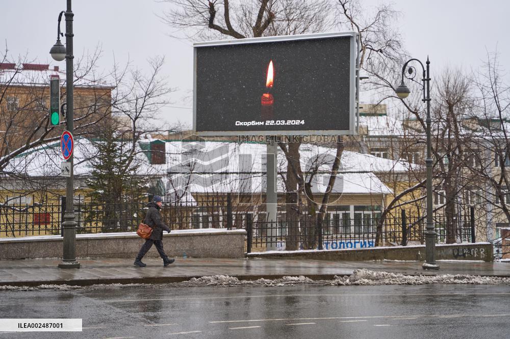RUSSIA-VLADIVOSTOK-MOSCOW TERROR ATTACK-MOURNING