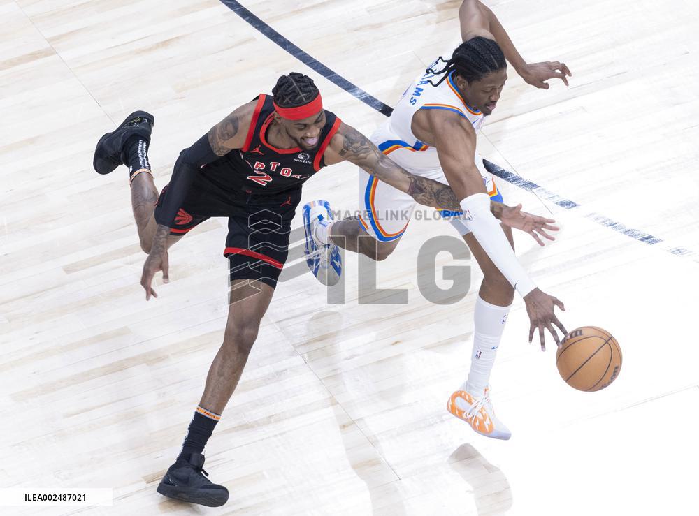(SP)CANADA-TORONTO-NBA-THUNDER VS RAPTORS