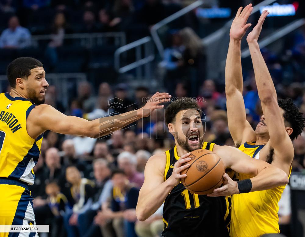 (SP)U.S.-SAN FRANCISCO-BASKETBALL-NBA-WARRIORS VS PACERS