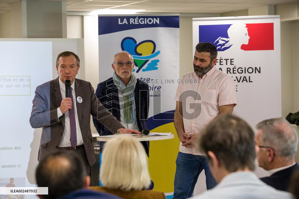 Catherine Vautrin Visits Delpharm Pharmaceutical company in Chambray-les-Tours