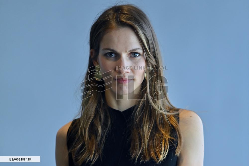 Margot Bancilhon poses during the Series Mania Festival - Lille