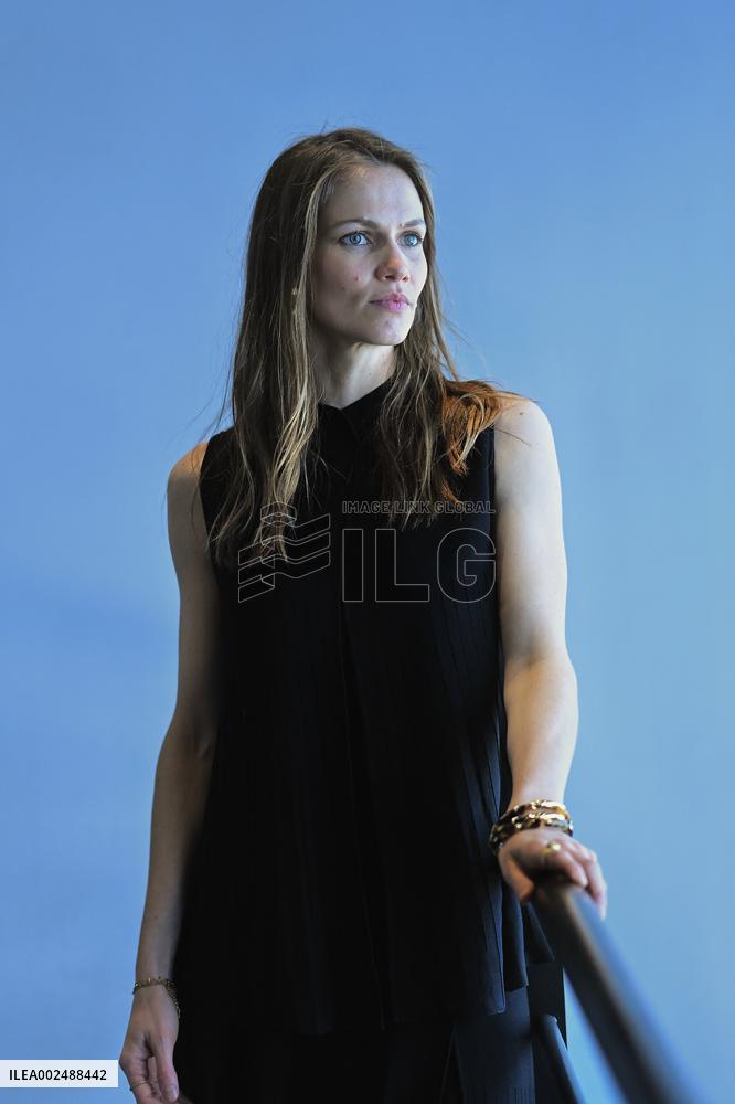 Margot Bancilhon poses during the Series Mania Festival - Lille
