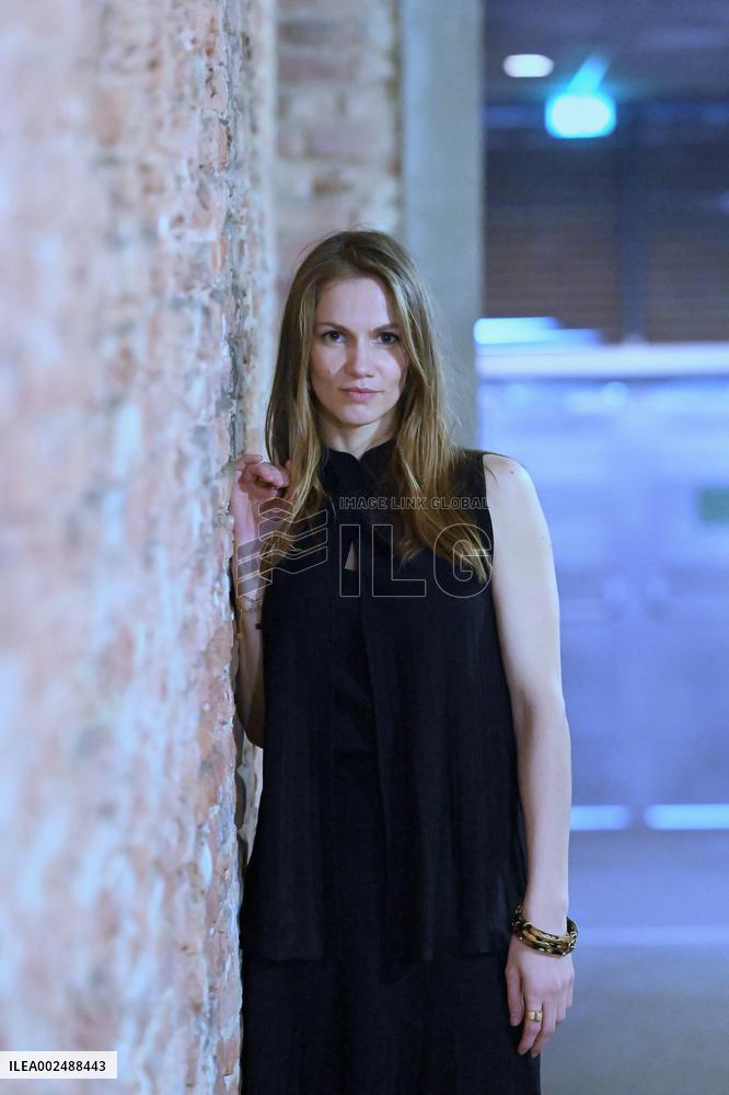 Margot Bancilhon poses during the Series Mania Festival - Lille