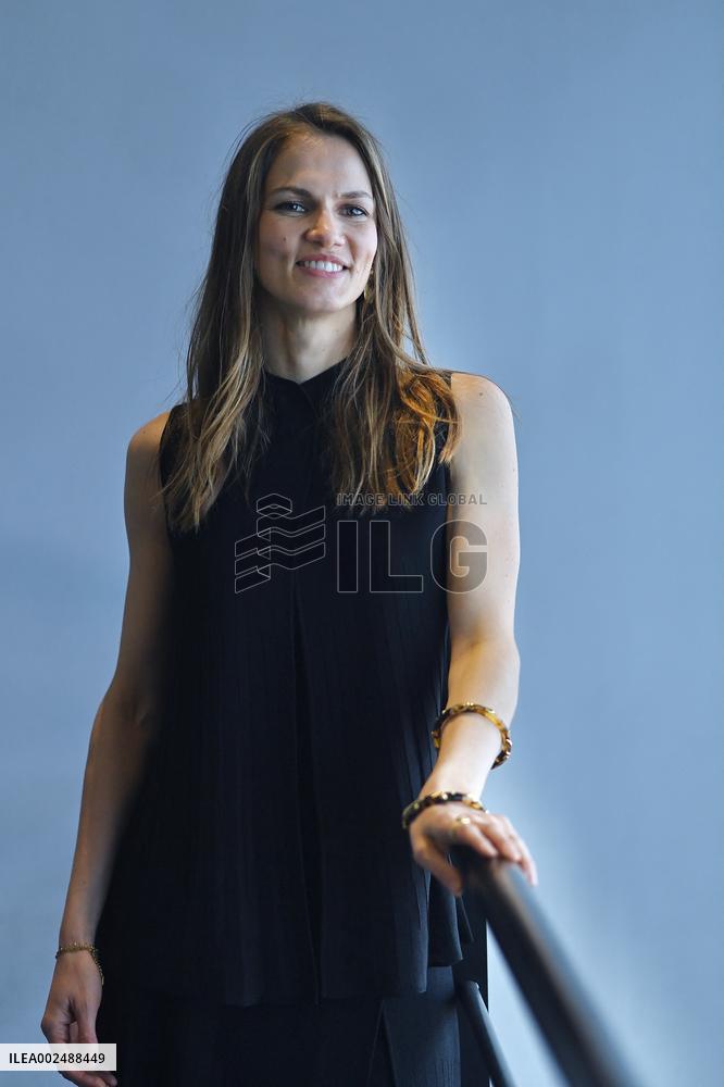 Margot Bancilhon poses during the Series Mania Festival - Lille