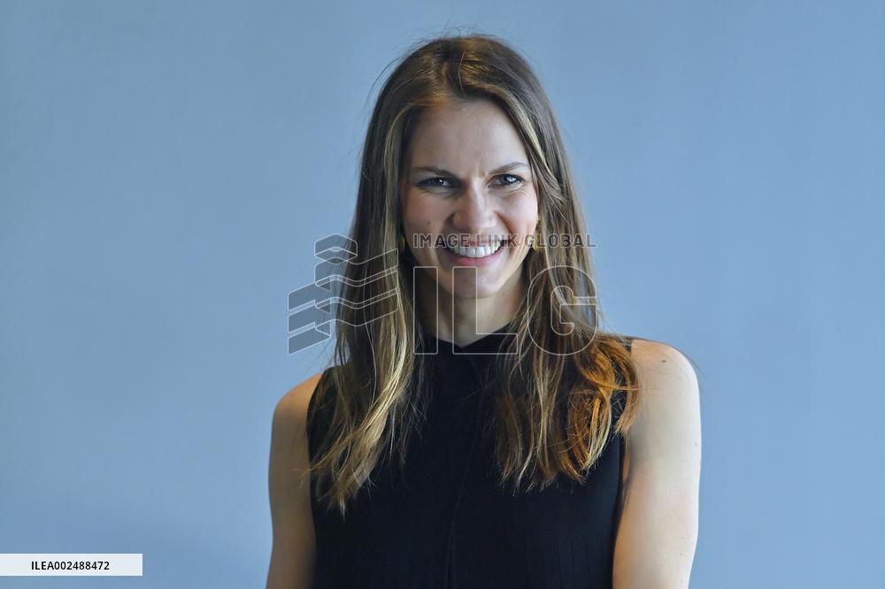 Margot Bancilhon poses during the Series Mania Festival - Lille