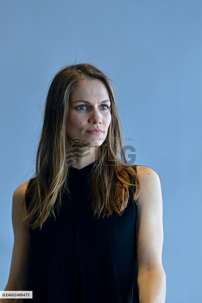Margot Bancilhon poses during the Series Mania Festival - Lille
