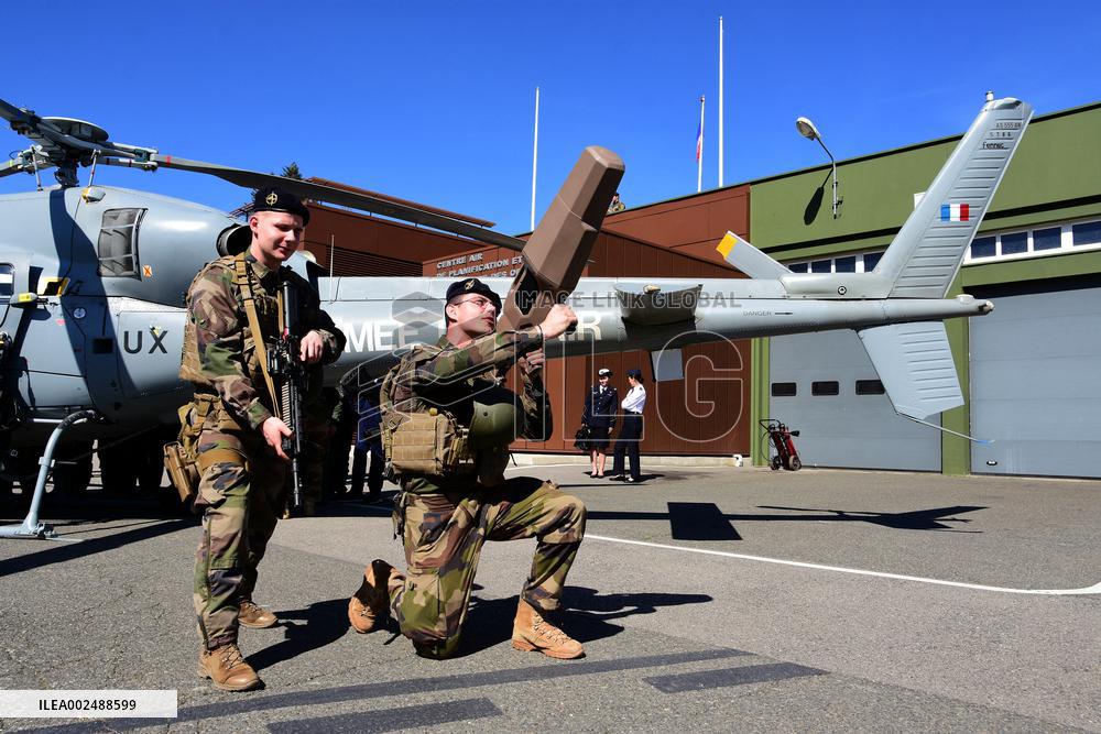 Gabriel Attal Visits Lyon-Mont Verdun Air Base