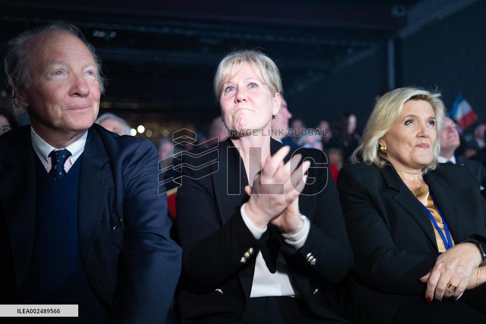 Les Republicains Europe Launch Campaign - Aubervilliers