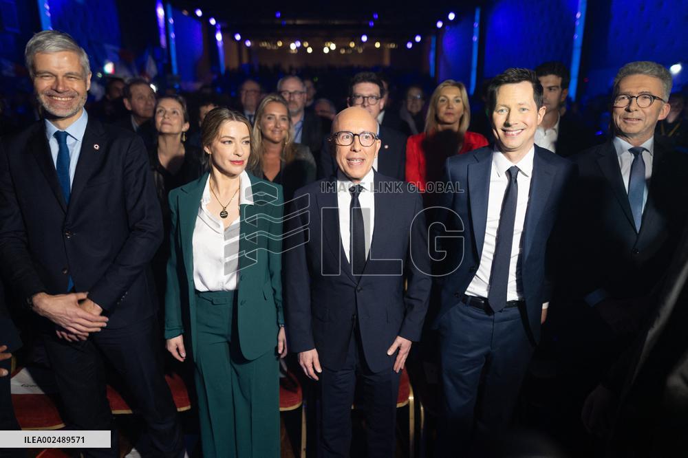 Les Republicains Europe Launch Campaign - Aubervilliers