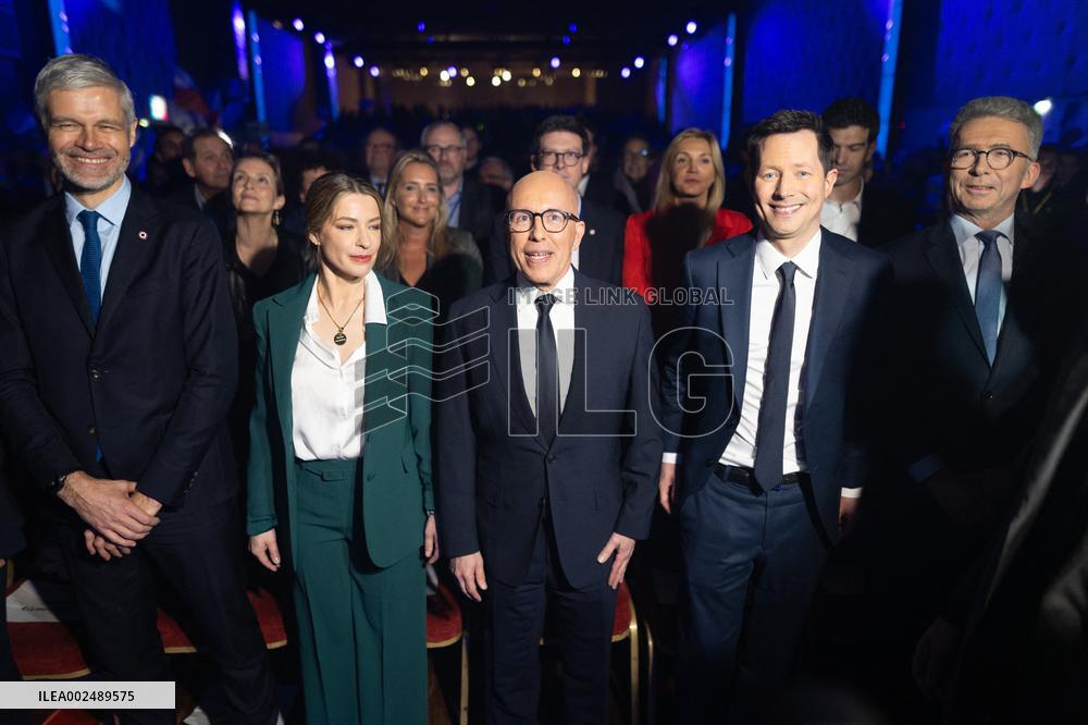 Les Republicains Europe Launch Campaign - Aubervilliers