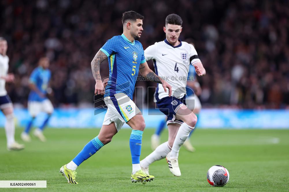 (SP)BRITAIN-LONDON-FOOTBALL-INTERNATIONAL FRIENDLY-ENG VS BRA