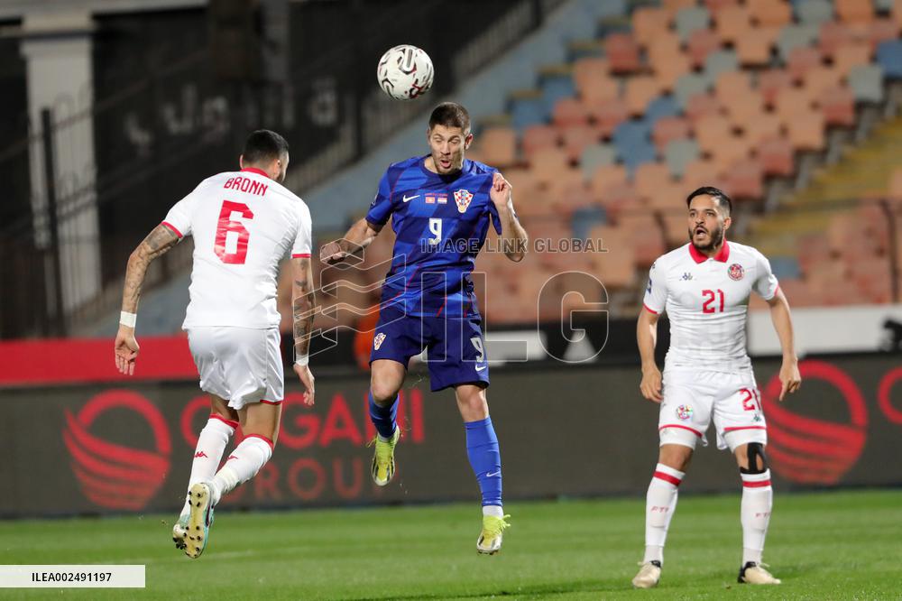 (SP)EGYPT-CAIRO-FOOTBALL-FRIENDLY-TUNISIA VS CROATIA
