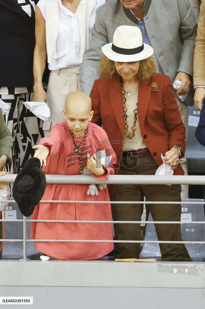 Infanta Elena At A Solidarity Bullfight - Spain