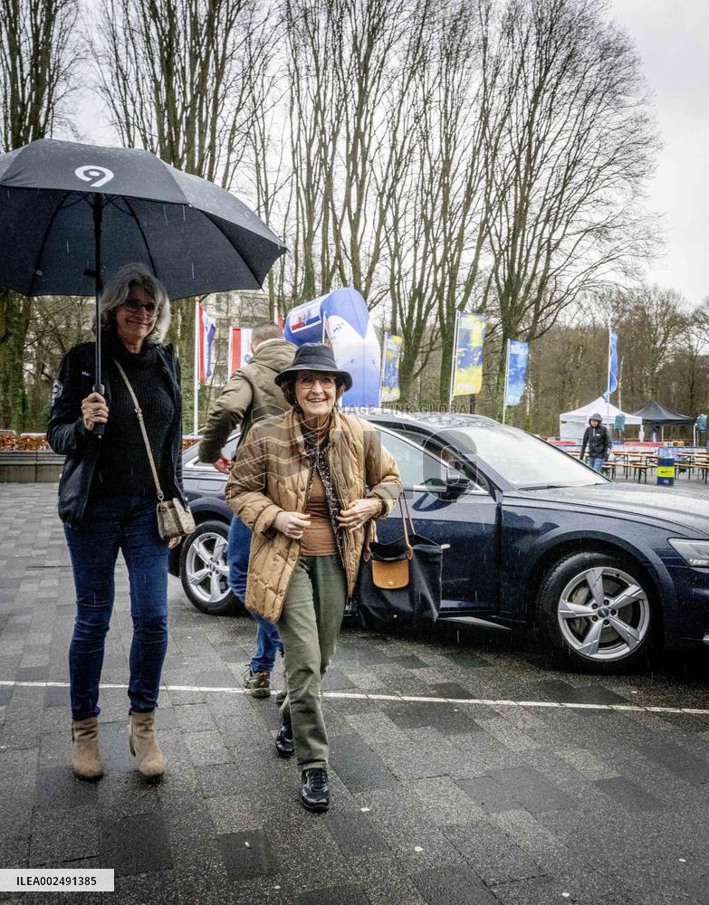 Dutch Royal Family Attends Charity Event at Thialf Stadium