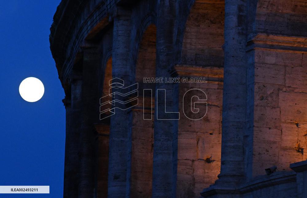 ITALY-ROME-FULL MOON