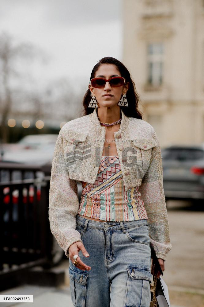 PFW - Chanel Street Style