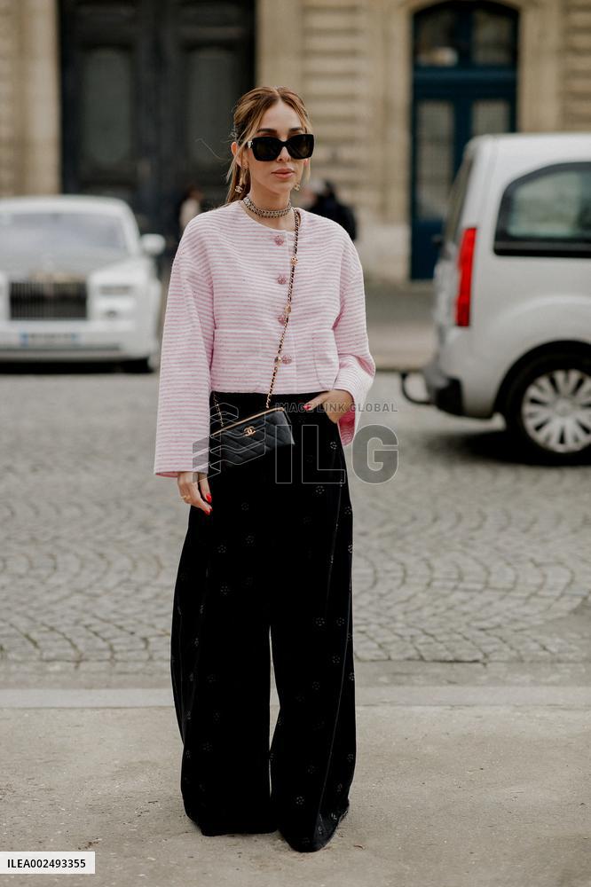 PFW - Chanel Street Style