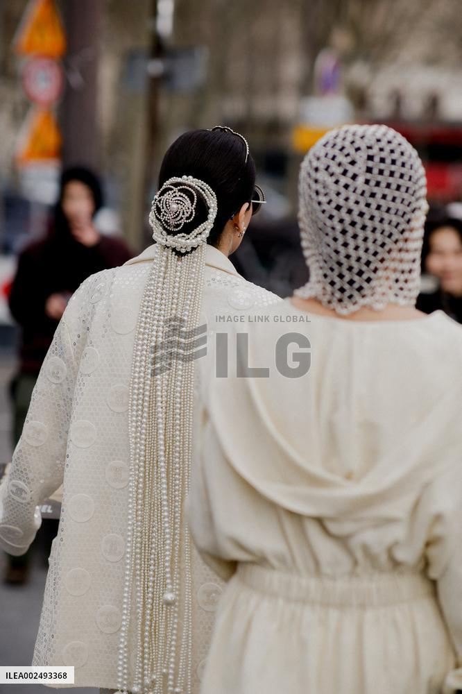 PFW - Chanel Street Style