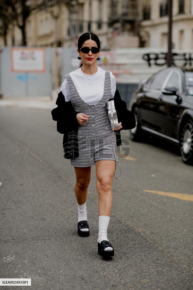 PFW - Chanel Street Style