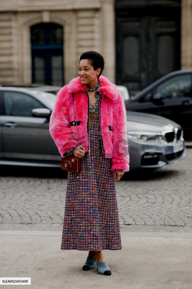 PFW - Chanel Street Style