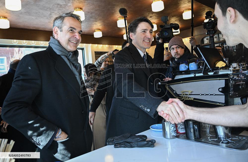 Greek PM Mitsotakis Visits Montreal