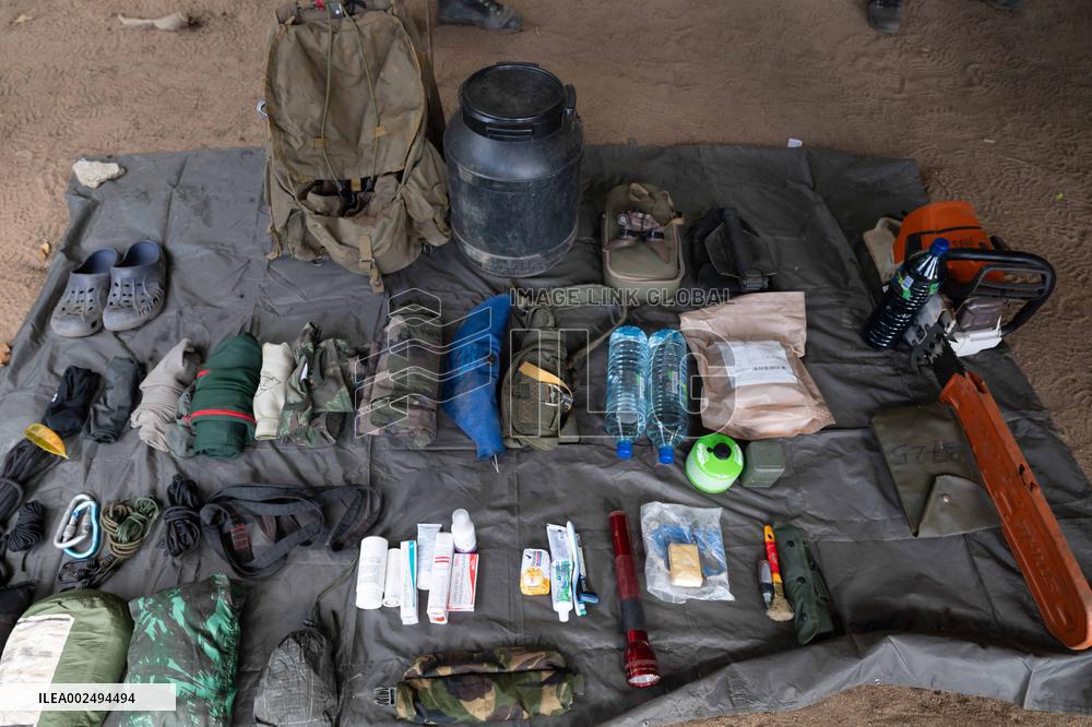 River Checkpoint At Saut Tourepe On The Approuague River - French Guiana