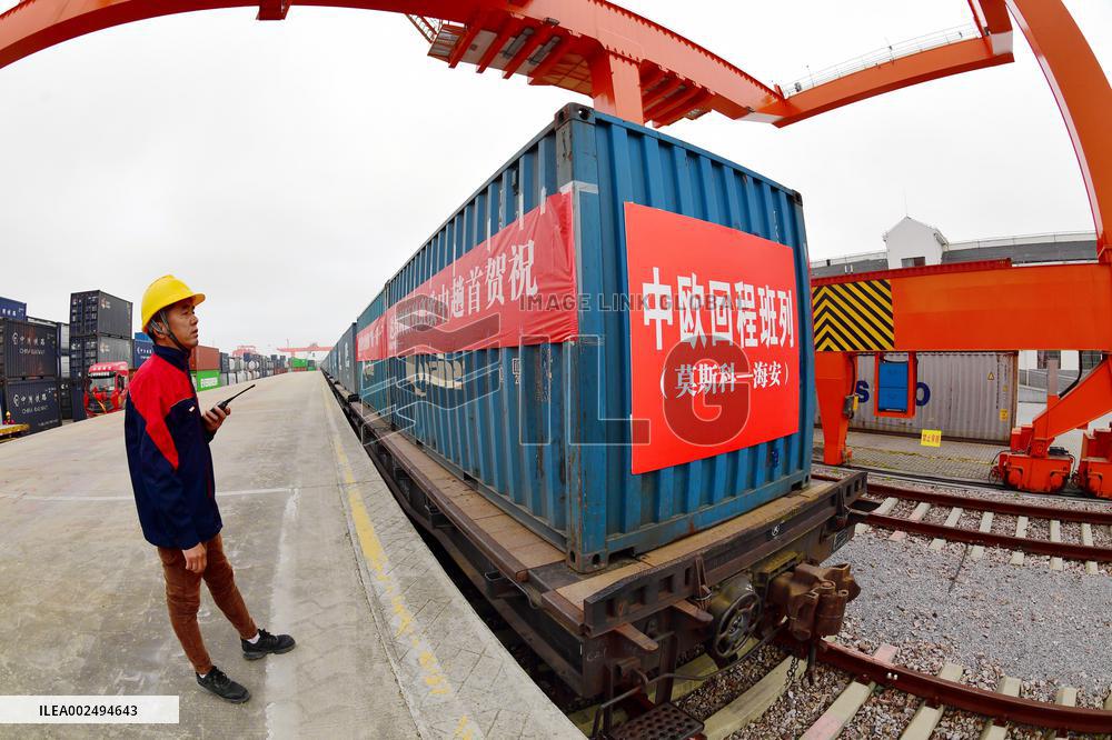 Moscow-Haian China Europe Freight Train