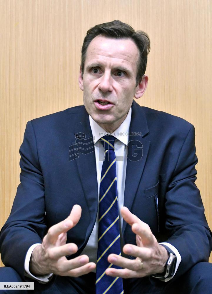 World Rowing Federation President Rolland in Tokyo