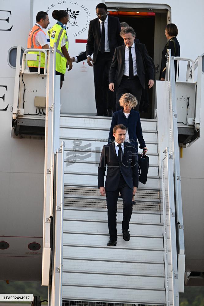 President Macron Visits French Guiana