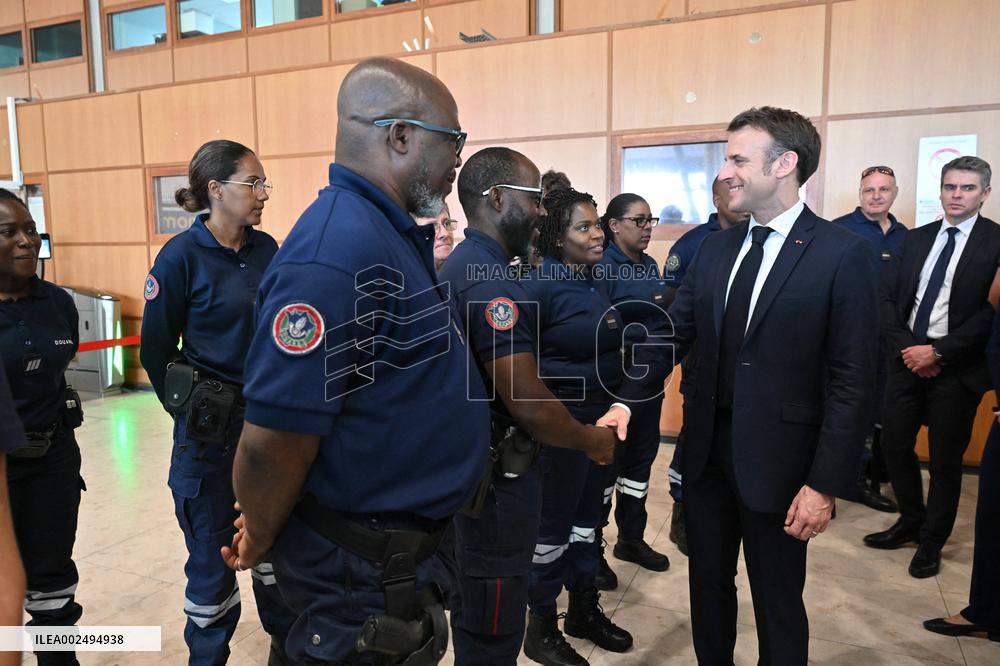 President Macron Visits French Guiana