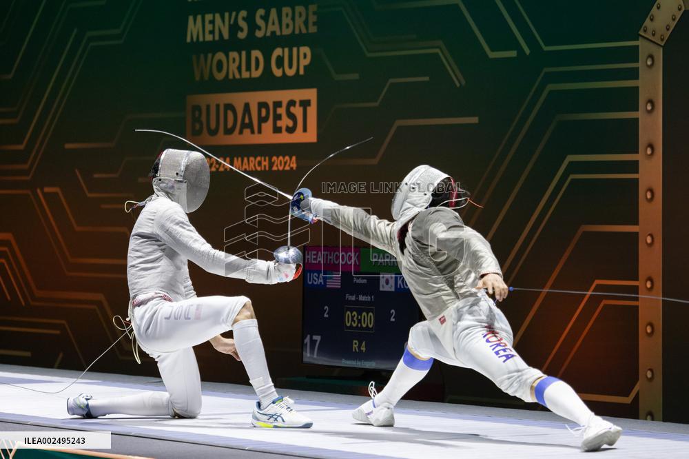 (SP) HUNGARY-BUDAPEST-FENCING-MEN'S SABRE WORLD CUP-TEAM FINAL
