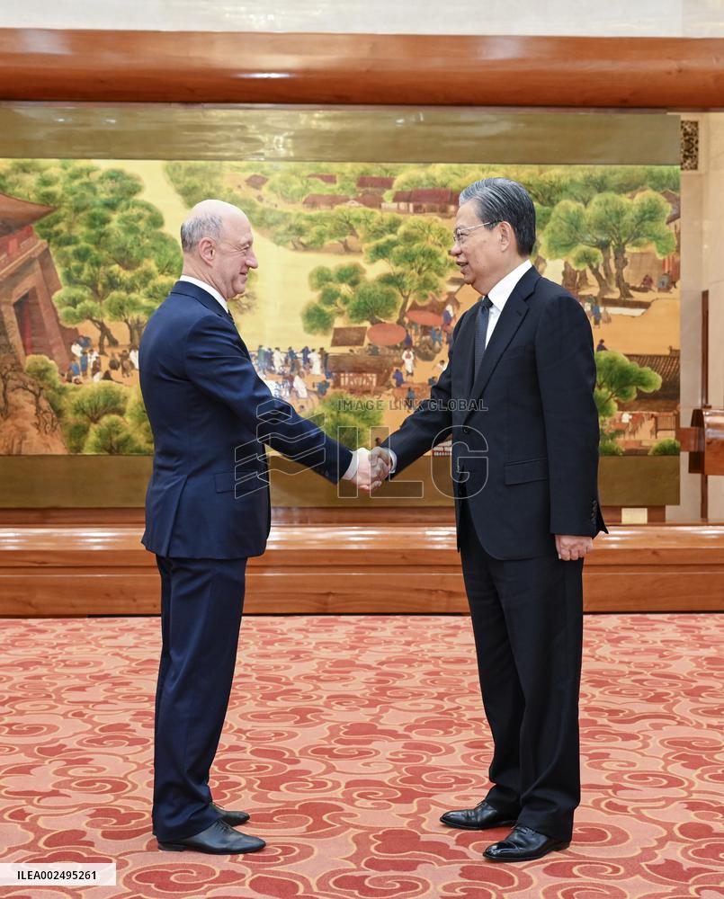 CHINA-BEIJING-ZHAO LEJI-RUSSIAN STATE DUMA-DEPUTY CHAIRMAN-MEETING (CN)