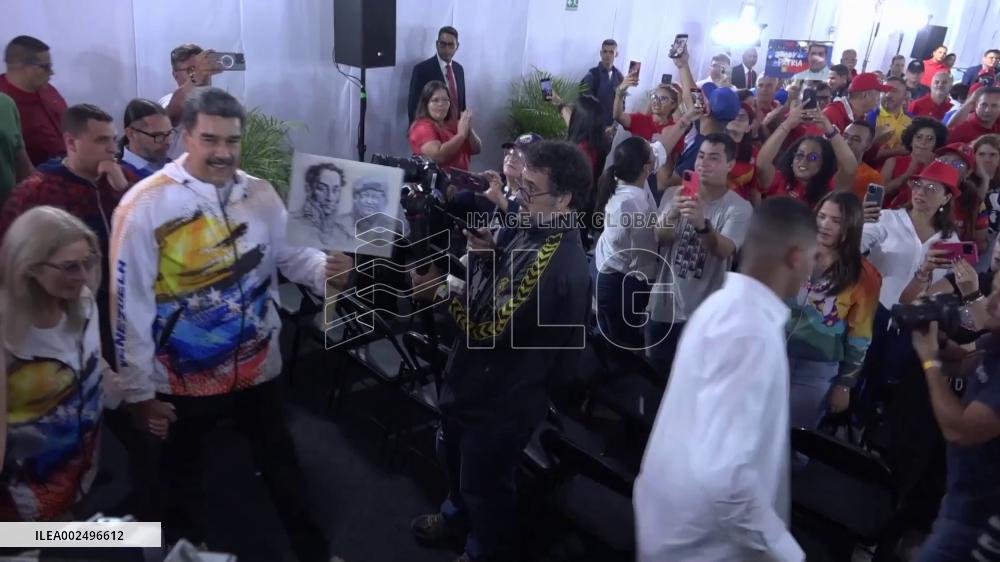 Venezuela's Maduro registers for presidential elections