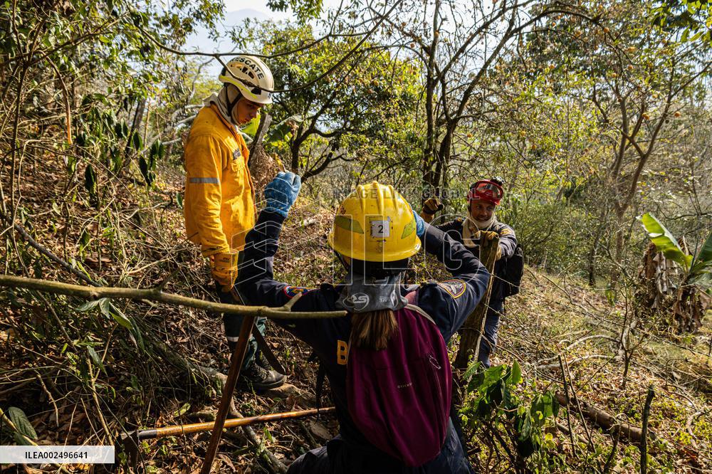 Forest Fire in Copacabana Antioquia