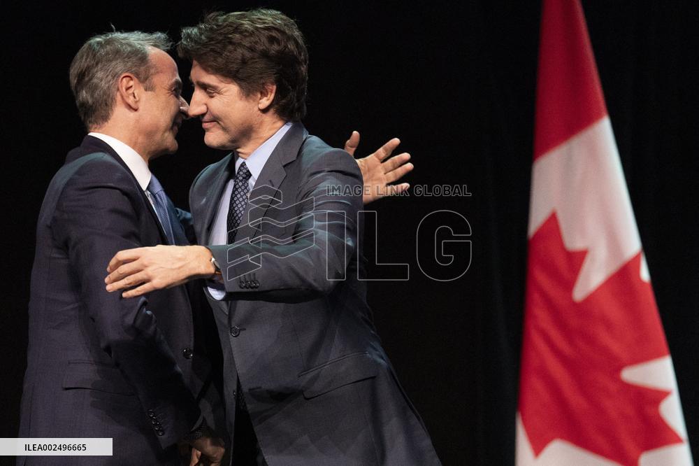 Greek PM Mitsotakis Visits Canada - Toronto