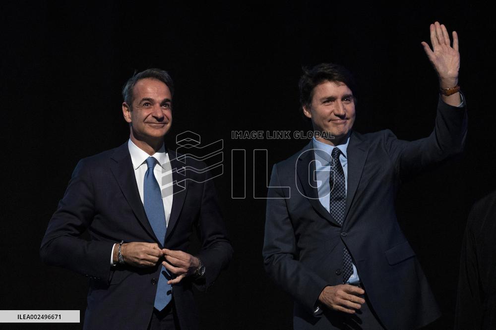 Greek PM Mitsotakis Visits Canada - Toronto