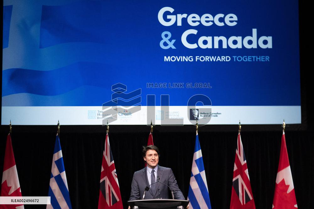 Greek PM Mitsotakis Visits Canada - Toronto