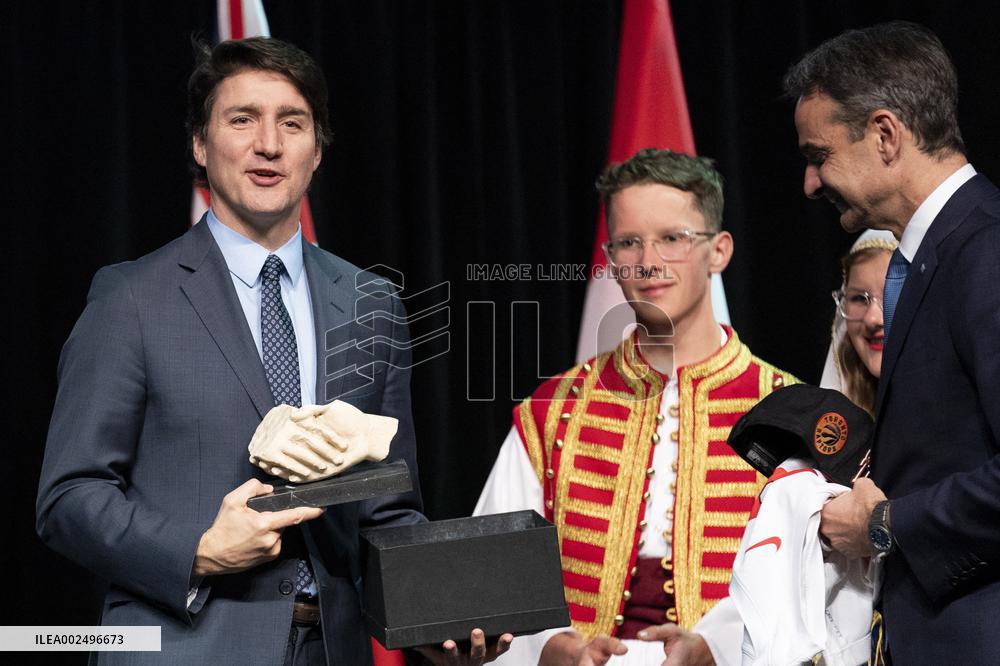 Greek PM Mitsotakis Visits Canada - Toronto