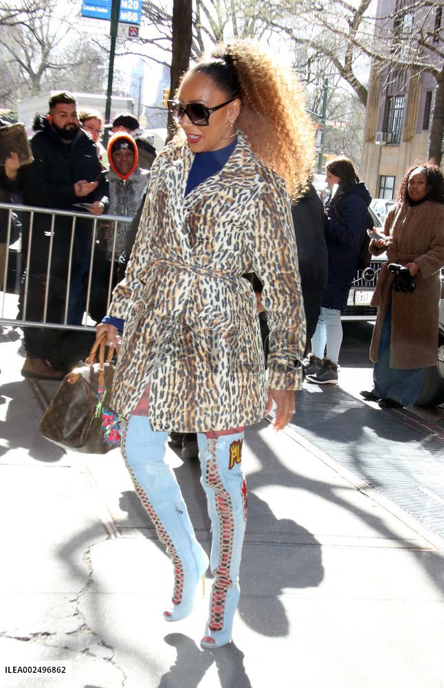 Mel B At The View - NYC