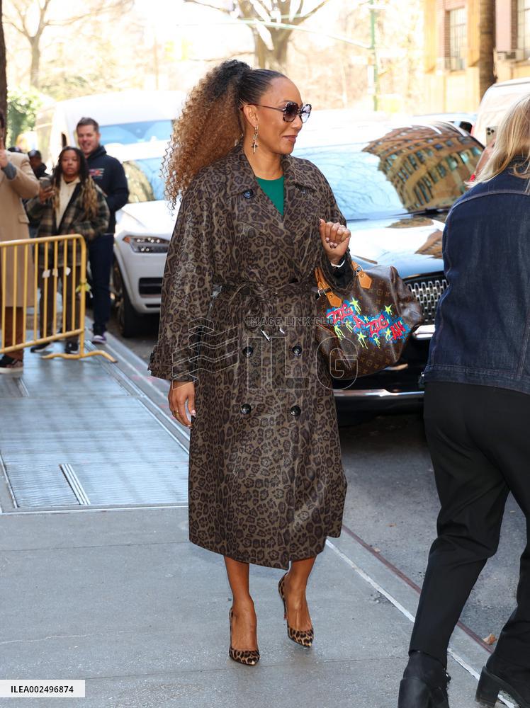 Mel B At The View - NYC