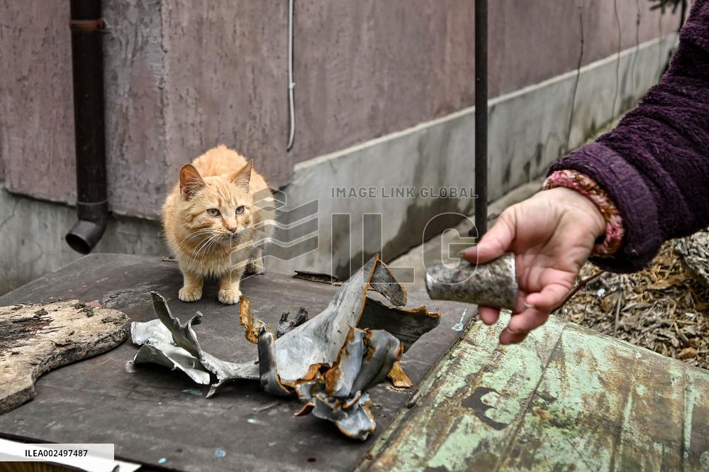 Frontline village of Prymorske in Zaporizhzhia