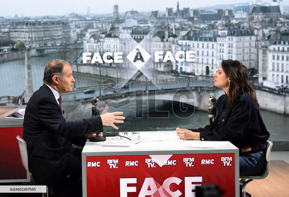 Fabrice Leggeri Appears On RMC/BFMTV - Paris