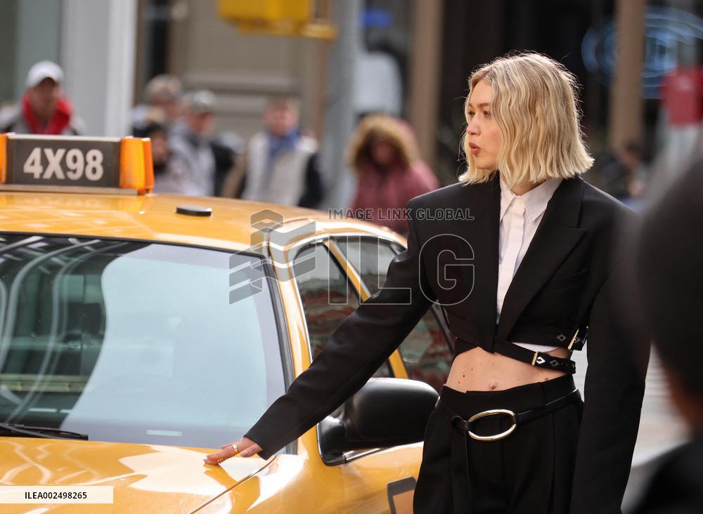 Gigi Hadid during Photoshoot in New York