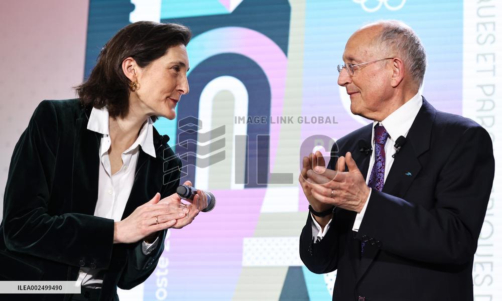 (SP)FRANCE-PARIS-OLYMPICS-OFFICIAL STAMP