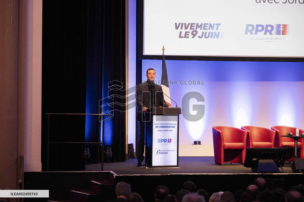 Rassemblement National Campaign Meeting - Paris