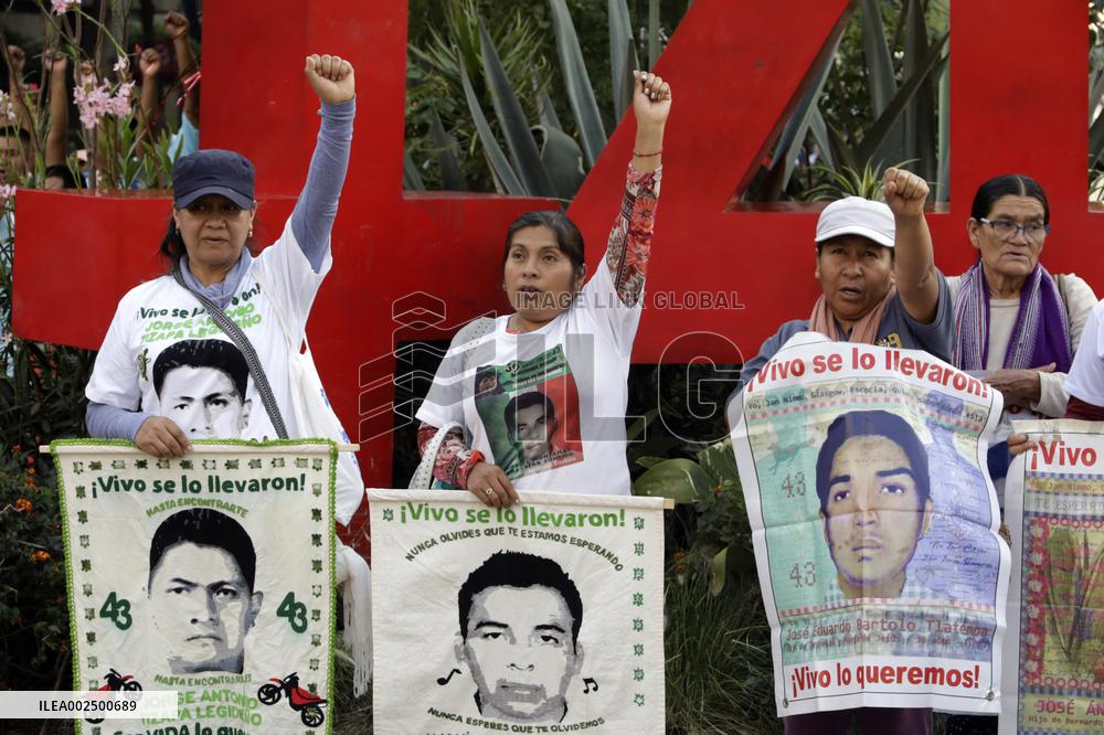 Protest Demanding Justice For The Ayotzinapa Victims - Mexico