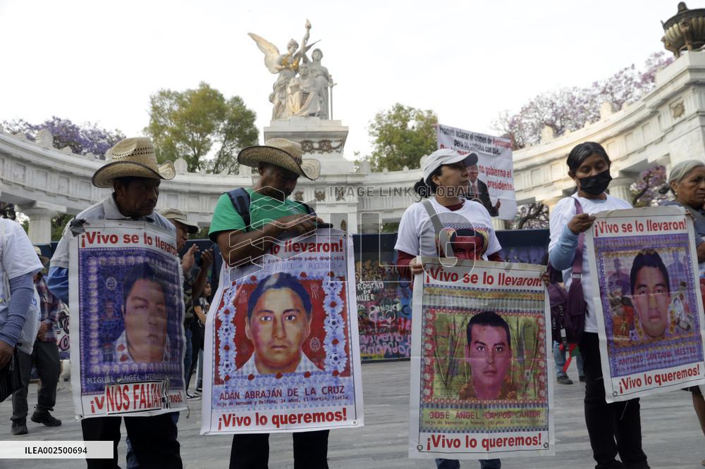 Protest Demanding Justice For The Ayotzinapa Victims - Mexico