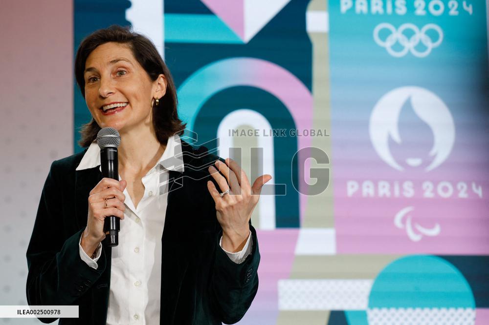 Unveiling Of The Paris 2024 Stamp - Paris