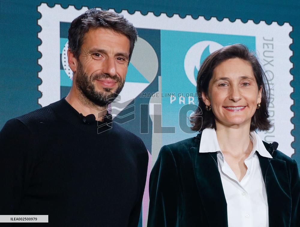 Unveiling Of The Paris 2024 Stamp - Paris