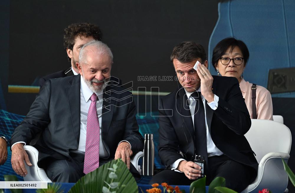 President Macron and Lula launch submarine built in Brazil with French tech